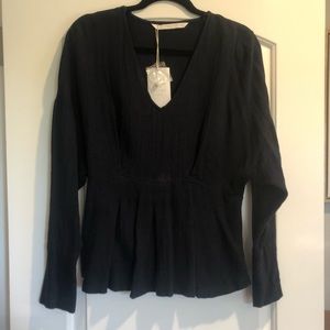 Zara Navy Top